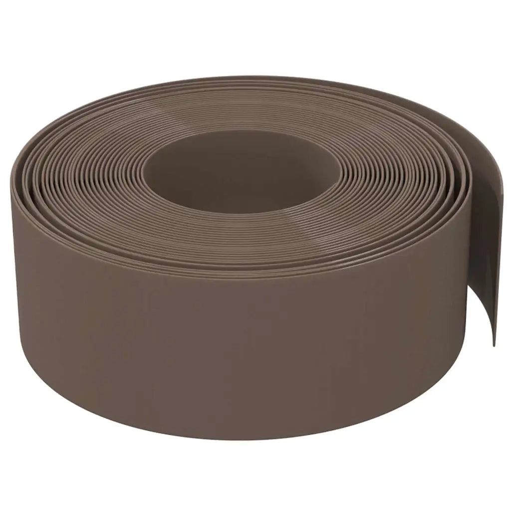 Bordature da Giardino 3 pz Marroni 10 m 20 cm in Polietilene 3155461