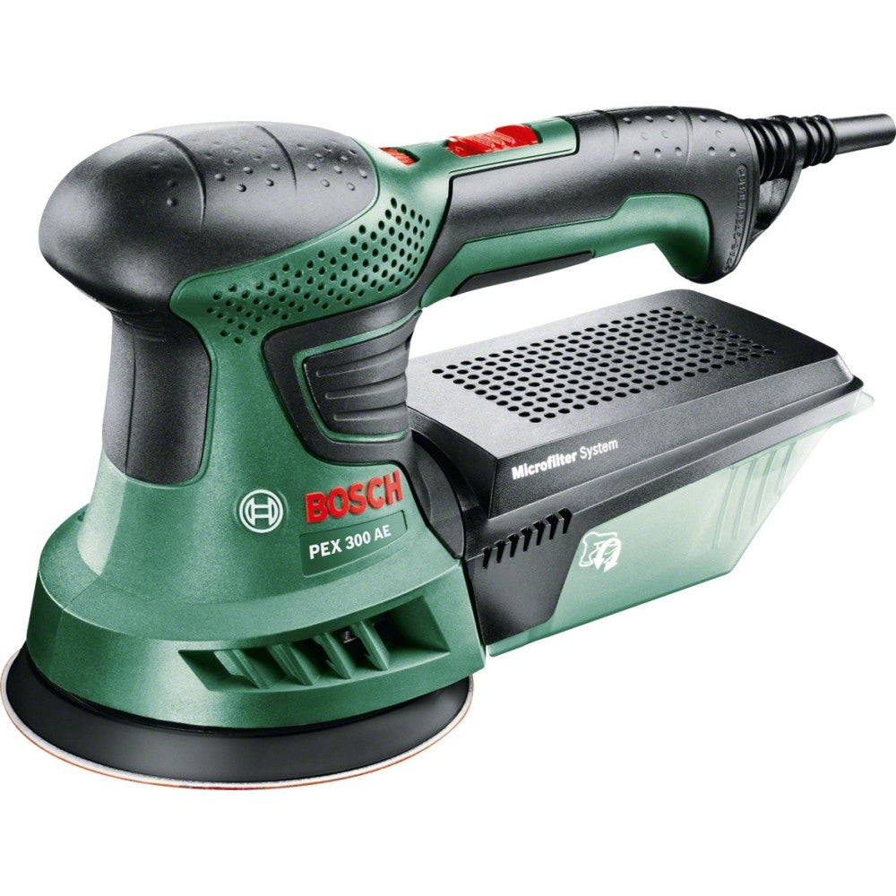 Trade Shop - Levigatrice Bosch Pex 300 Ae Roto Orbitale 270 Watt Lucidatrice + 25 Fogli -