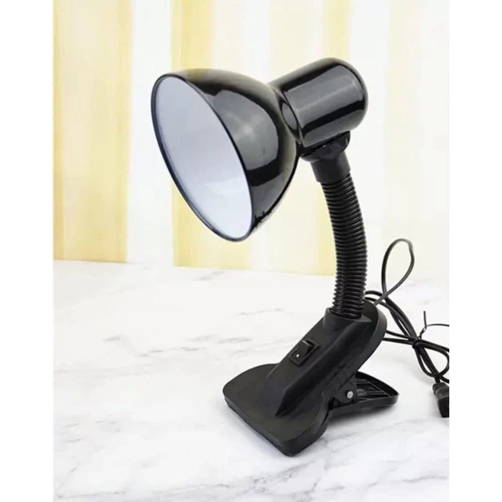 Trade Shop - Lampada Da Scrivania Lampada Tavolo Con Pinza Orientabile Snodabile E27 -