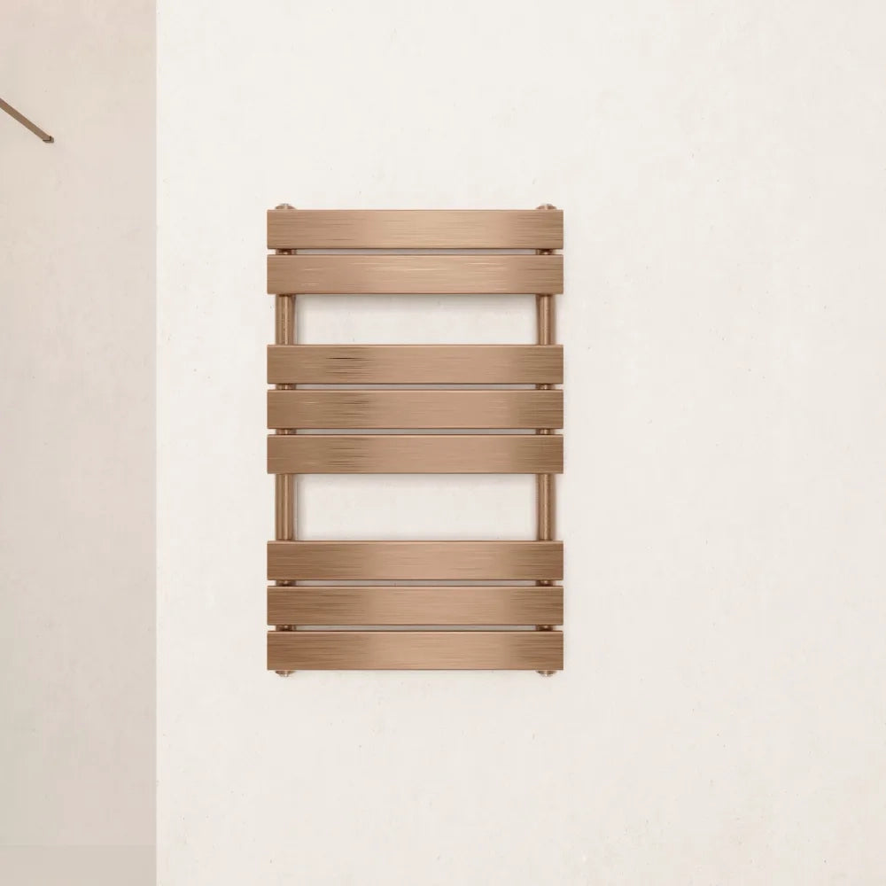 Termoarredo idraulico 800x500 oro rosa interasse 450 | Andromeda