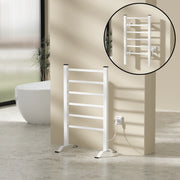 Scaldasalviette Elettrico Savitaipale da Terra o da Parete 85 x 55 cm 100 W Bianco pro.tec