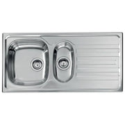 CM Nihal 100x50 2V Lavello ad incasso Rettangolare Acciaio inossidabile
