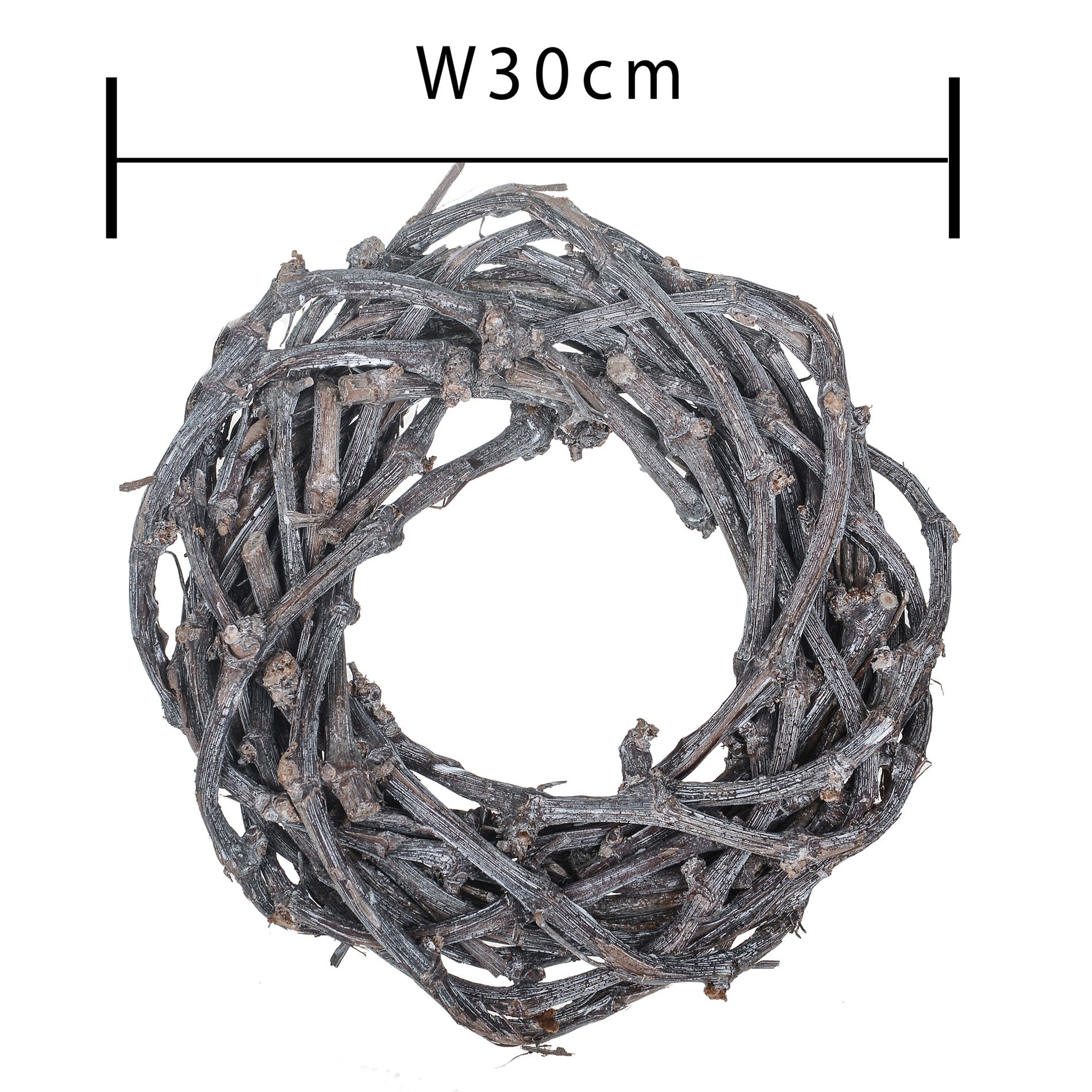 Set 3 Corone Intrecciata di Willow Larghezza 30 cm