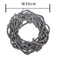 Set 3 Corone Intrecciata di Willow Larghezza 30 cm