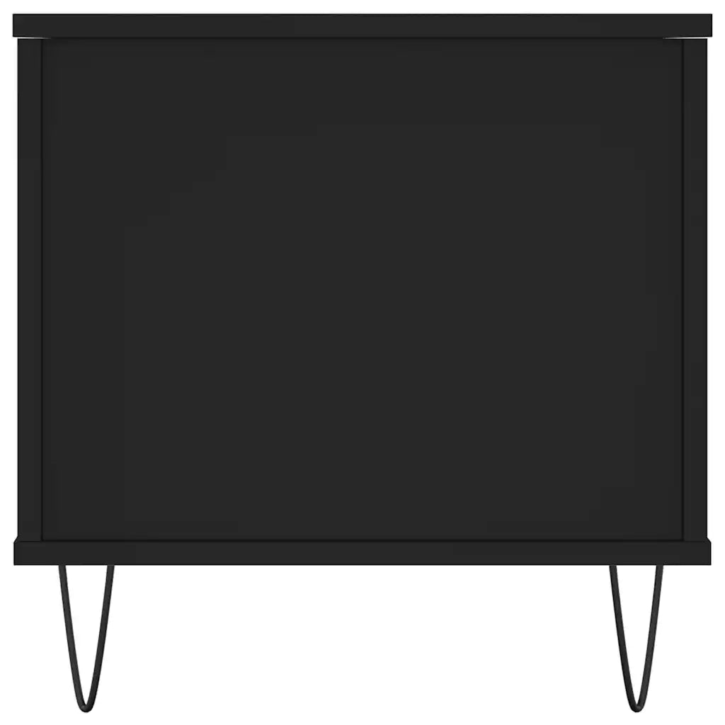 Tavolino da salotto | Tavolino da caff¨¨ | Tavolino da Soggiorno Nero 90x44,5x45 cm in Legno Multistrato