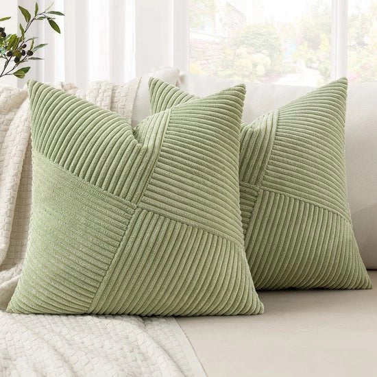 Cuscini di design moderno - Set di 2 - Velluto - 45x45 cm