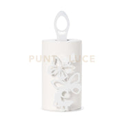 Porta rotoli Farfalloso Bianco marmo
