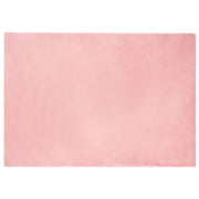 Tappeto del soggiorno | Tappeto antiscivolo in sintetica di coniglio OLITE Rosa