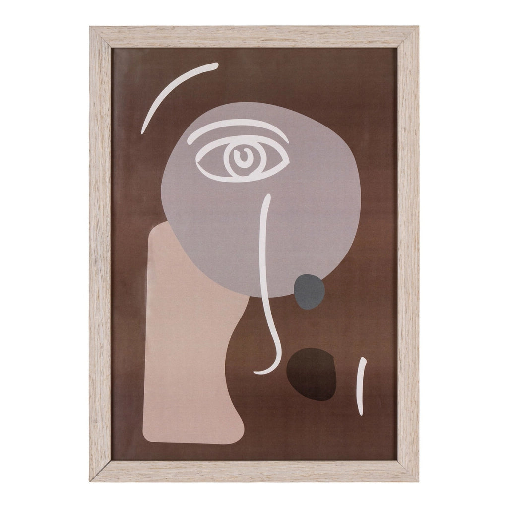 Set di 3 Quadri Madison, Marrone, MDF, 30x21x1,5 cm