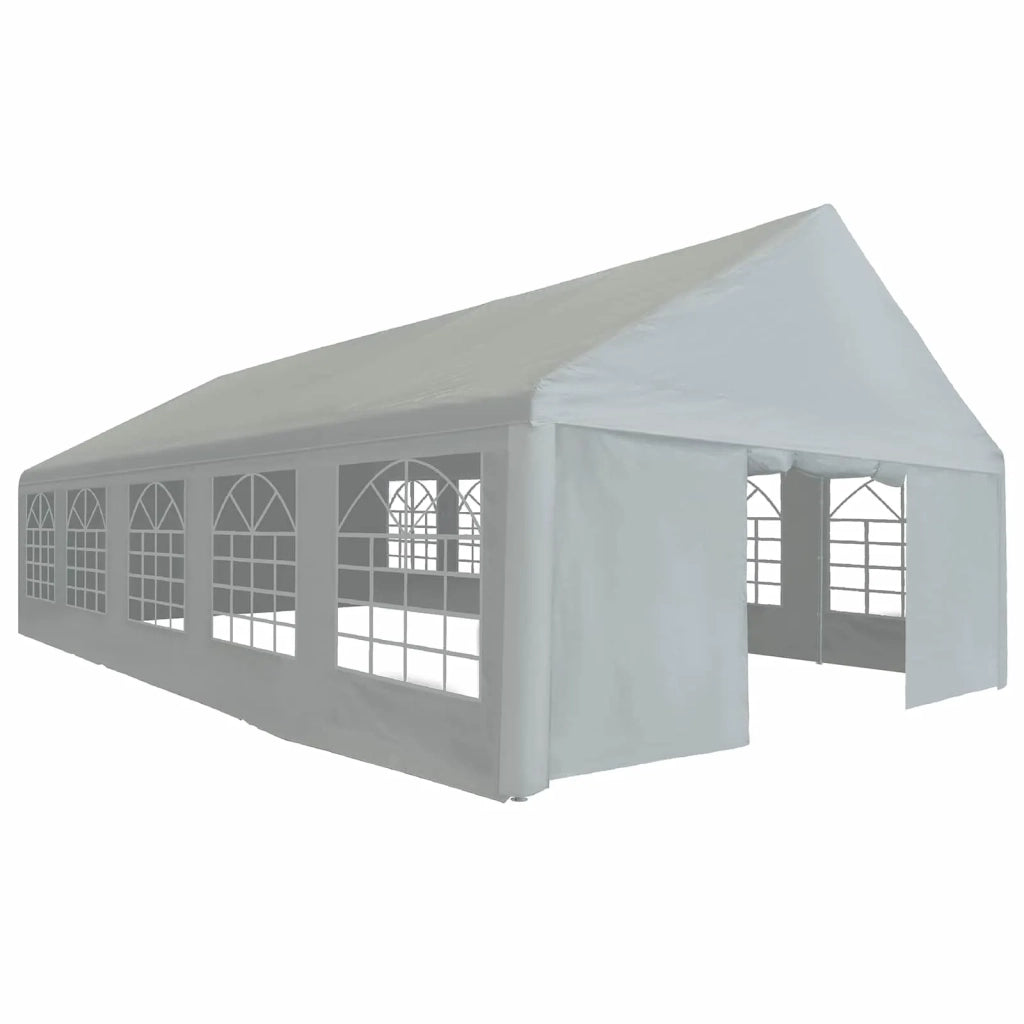 Tessuto per tenda senza struttura Grigio 10 x 5 m PE
