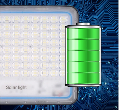 Faro 120W Faretto LED Con Pannello Solare Crepuscolare Luce Fredda IP67 - ZENCOCCO