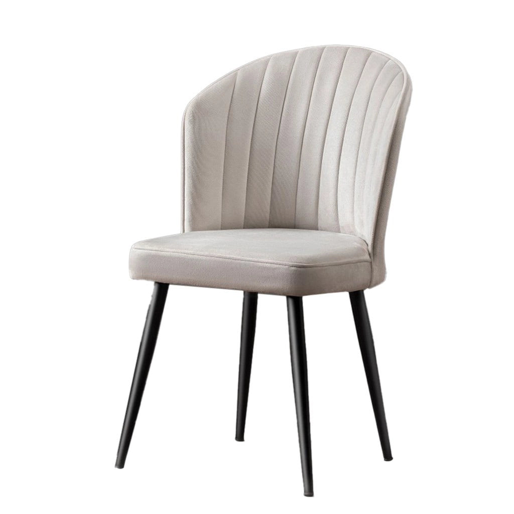 Set di 4 sedie in legno "Rubi" - 52 x 42 x 85 cm - Crema