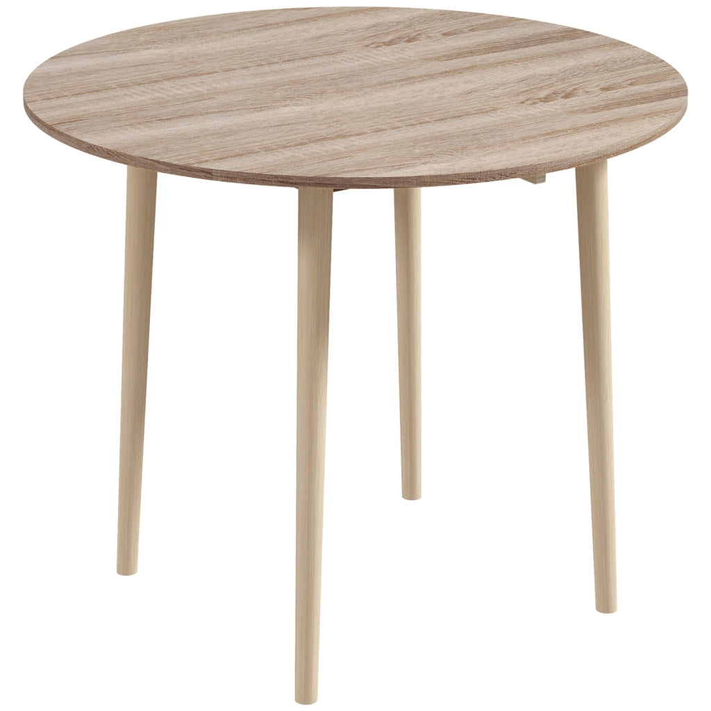 Tavolo Pieghevole Moderno ¨C Zephmum ¨C Legno Truciolato ?89x73.5 cm