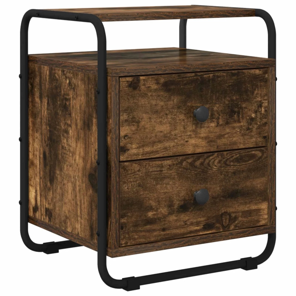 Armadio da Notte Rovere Fumo Legno ingegnerizzato 8007627