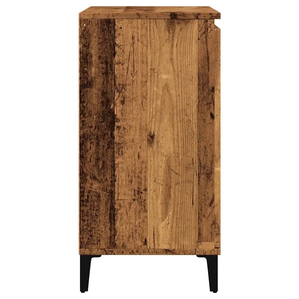 Credenza Legno Vecchio 60x35x70 cm in Legno Multistrato