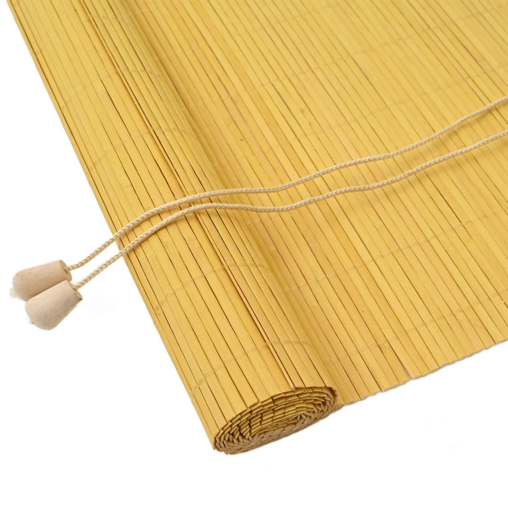 Tenda a rullo | Tenda avvolgibile Giallo 90 x 160 cm Bamb¨´