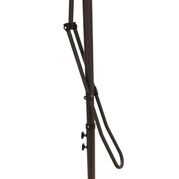 Ombrellone da Giardino Zenith Decentrato Ø3 m in Acciaio Tortora