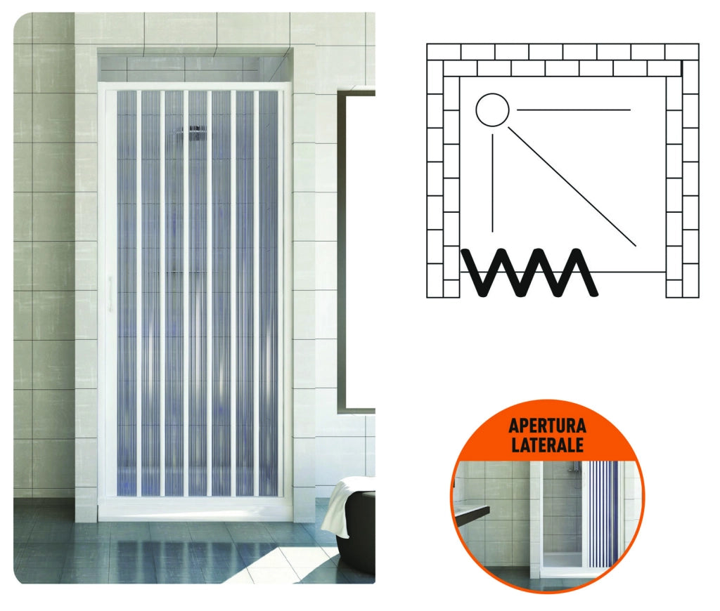 PARETE PER BOX DOCCIA BRIXO PVC MURENA 120