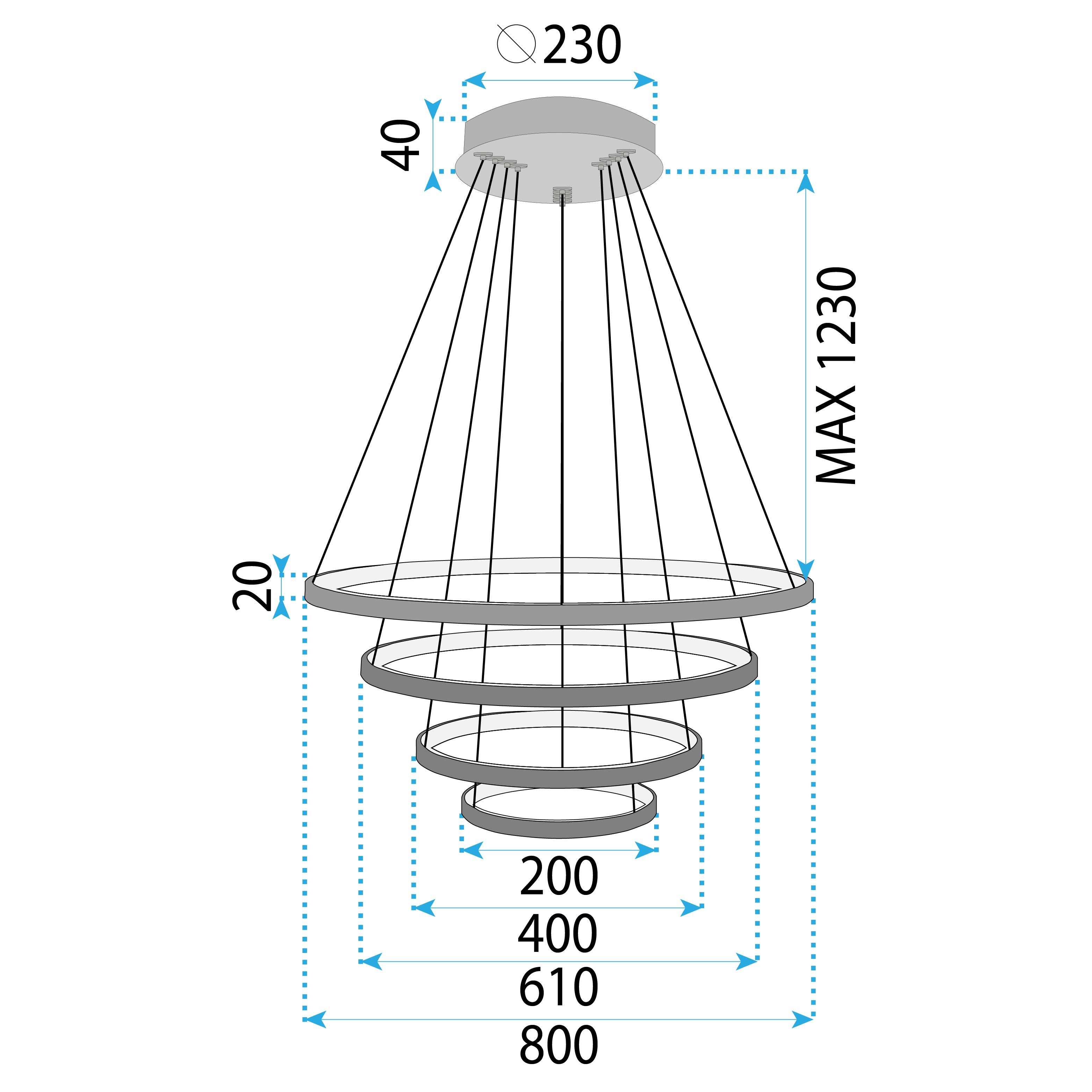 Lampa Wisząca Lhj014-cp4 Black