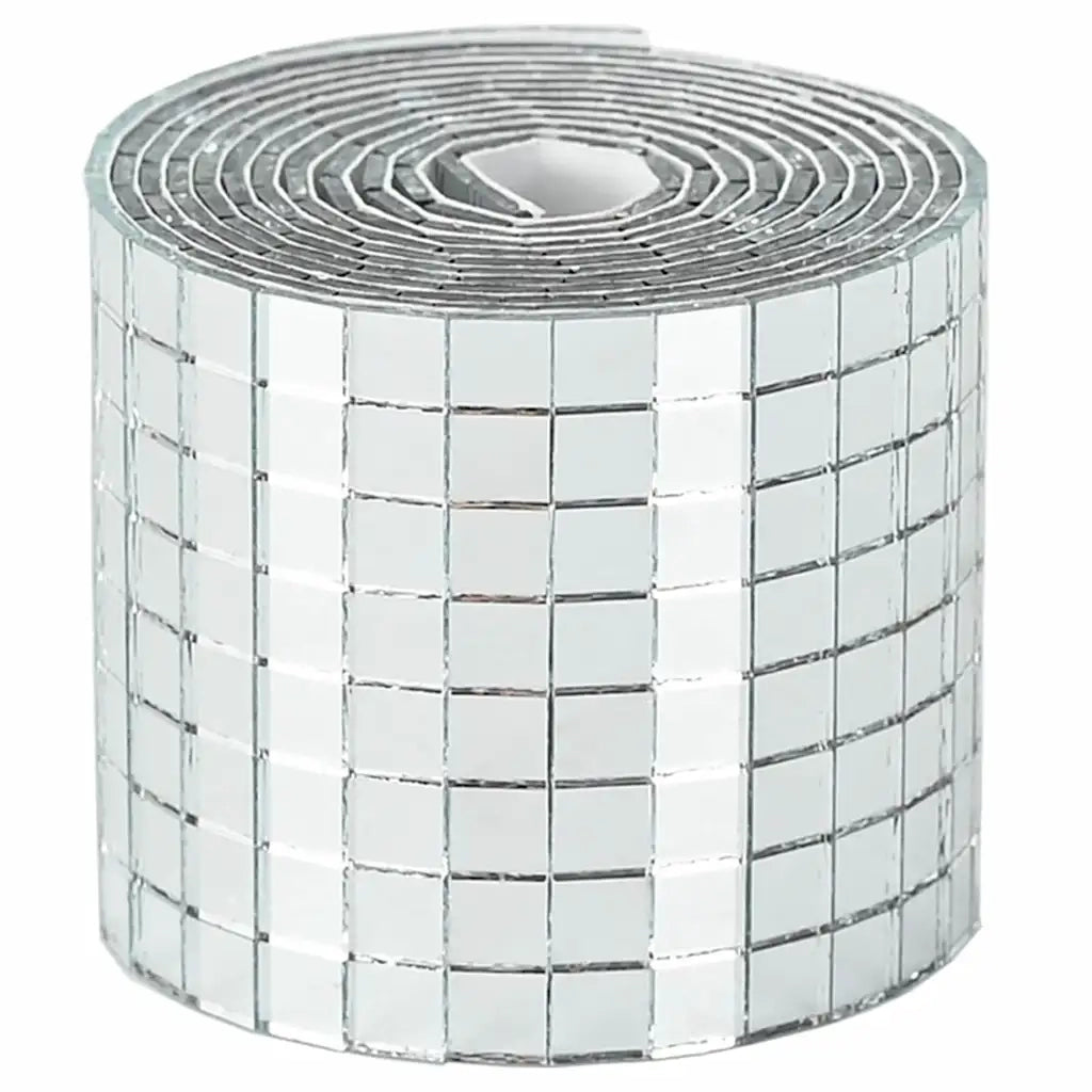 Piastrella a Mosaico con Specchio 3 pz Argento 100 x 4 cm CFW7957416