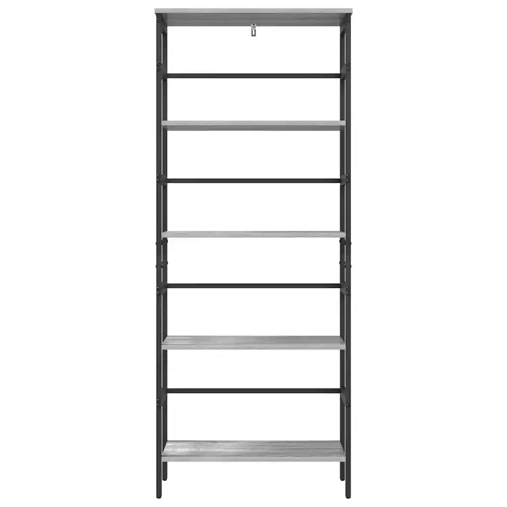 Libreria Grigio Sonoma 60 x 29,5 x 149 cm Legno multistrato 883931