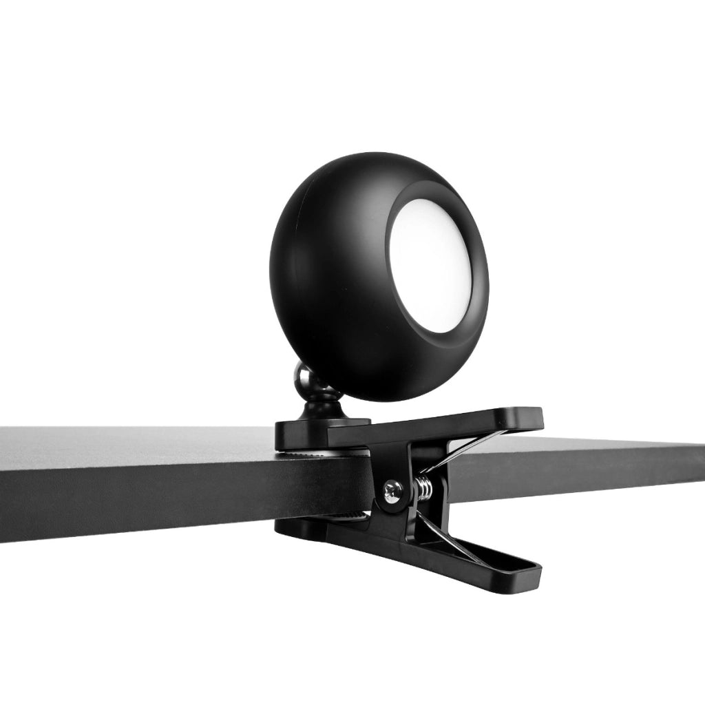 Lampada da scrivania/clamp ricaricabile 3W 300lm nera Videx