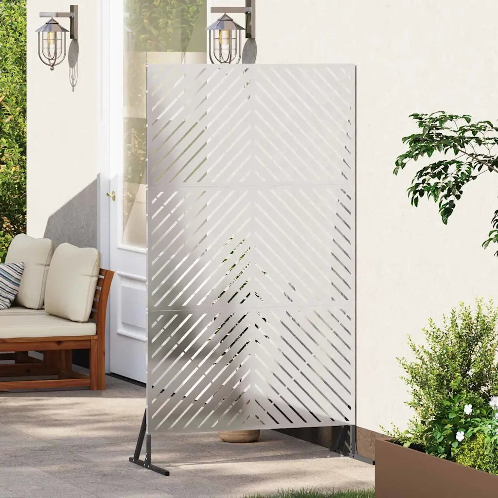 Schermo per Privacy Grigio 100 x 50 x 180 cm Acciaio CFW3614920
