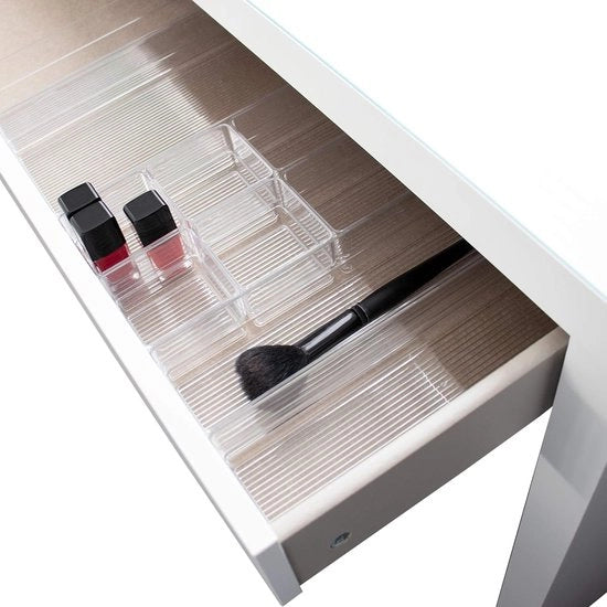 Organizzatore per cosmetici - sistema di archiviazione portatile - 10 parti