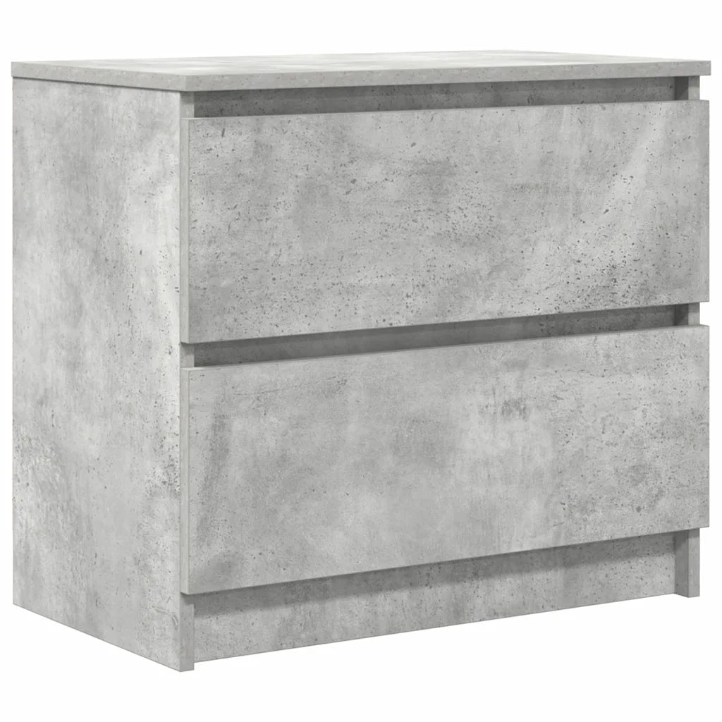 vidaXL Mobile Porta TV Grigio Cemento 60x35x54 cm in Legno Multistrato
