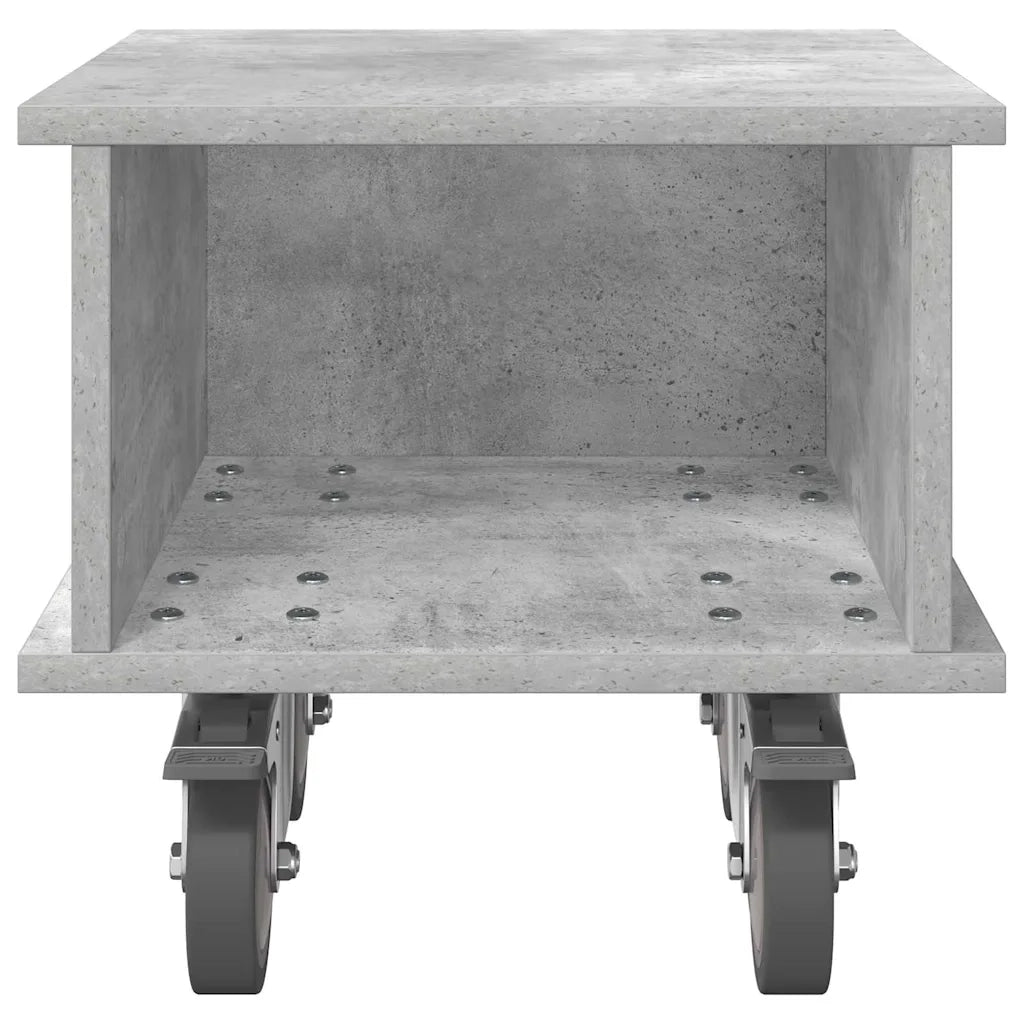 Supporto TV 37 x 35 x 35 cm Grigio cemento Legno ingegnerizzato 891051