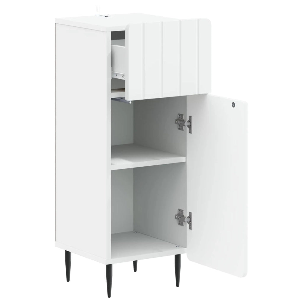 Mobiletto da Bagno ZWOLLE Bianco 30 x 31 x 79,5 cm 896385