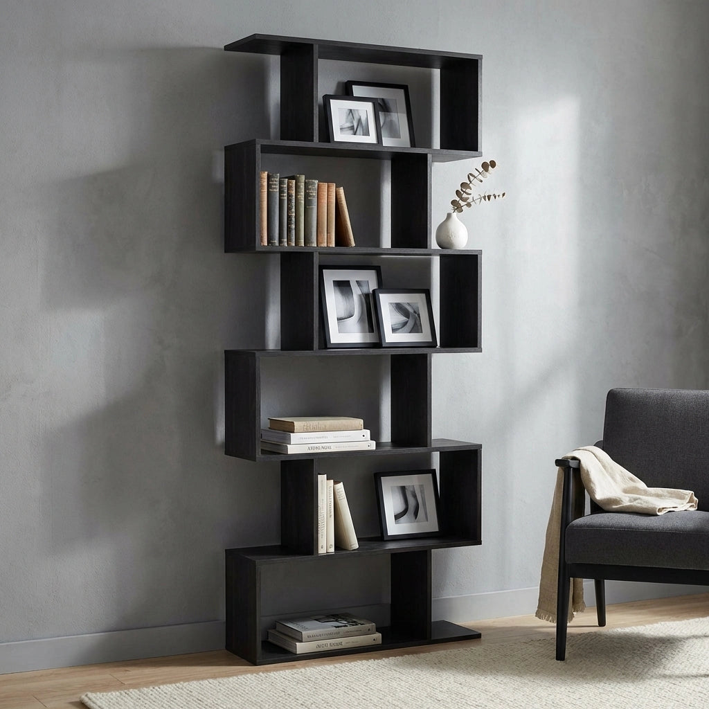 Libreria Moderna di Design in Legno Composito cm 80x23 5x190 5 - SAMU