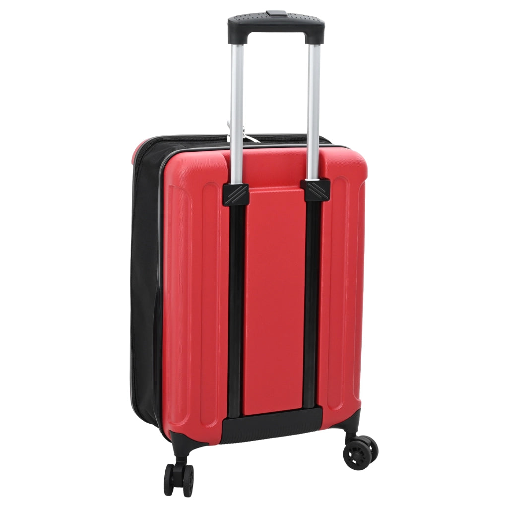 Valigia Pieghevole Rigida 20" Rossa 34x23x55.5 cm ABS