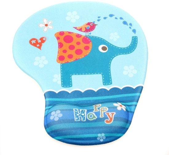 Sostegno per la schiena Ergonomico - Tappetino per il piede XXL - Riempito con Gel - Base Antiscivolo - Disegno dei cartoni - Leggero