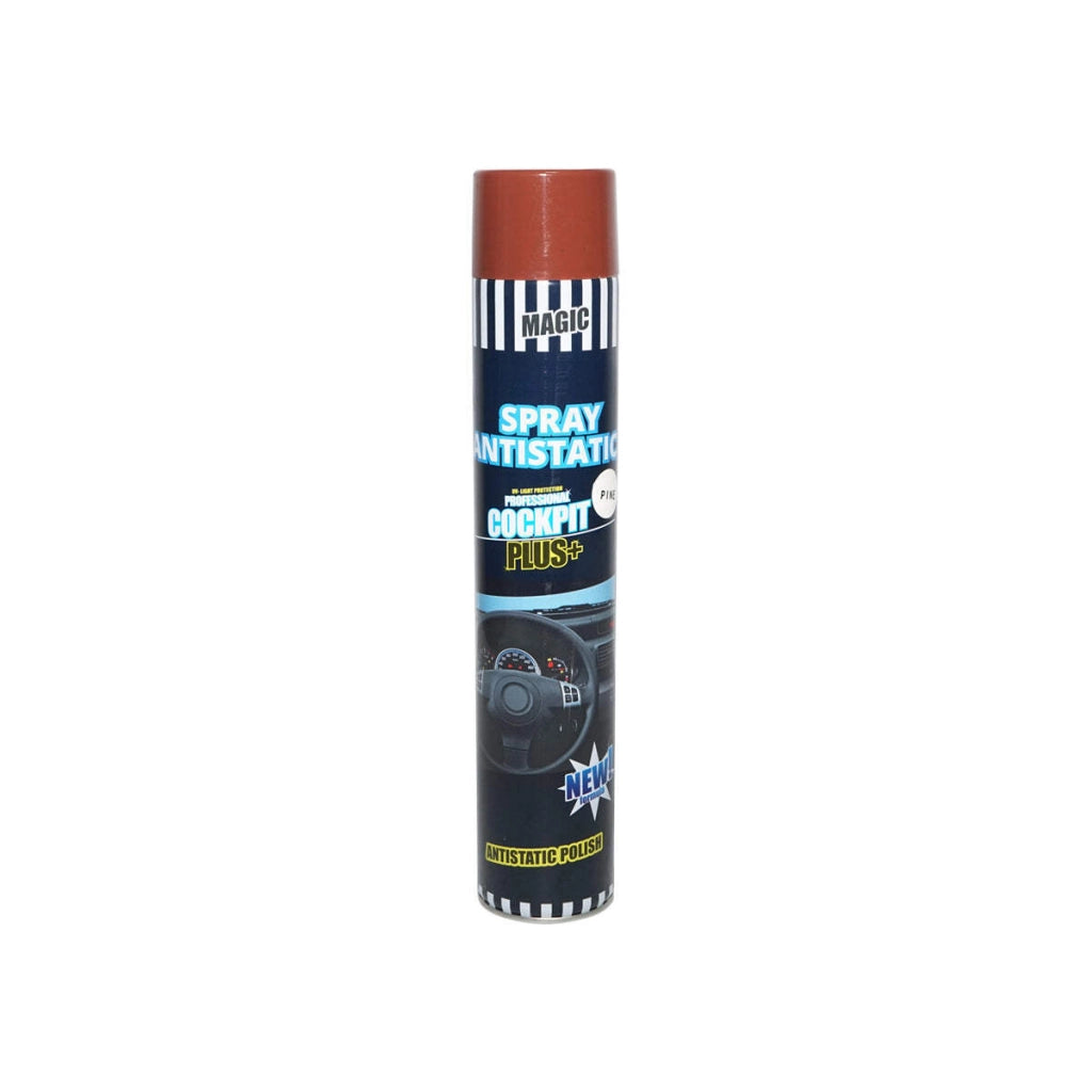 Spray Siliconico Antistatico per Cruscotto - Profumo di Pino - 750 ml