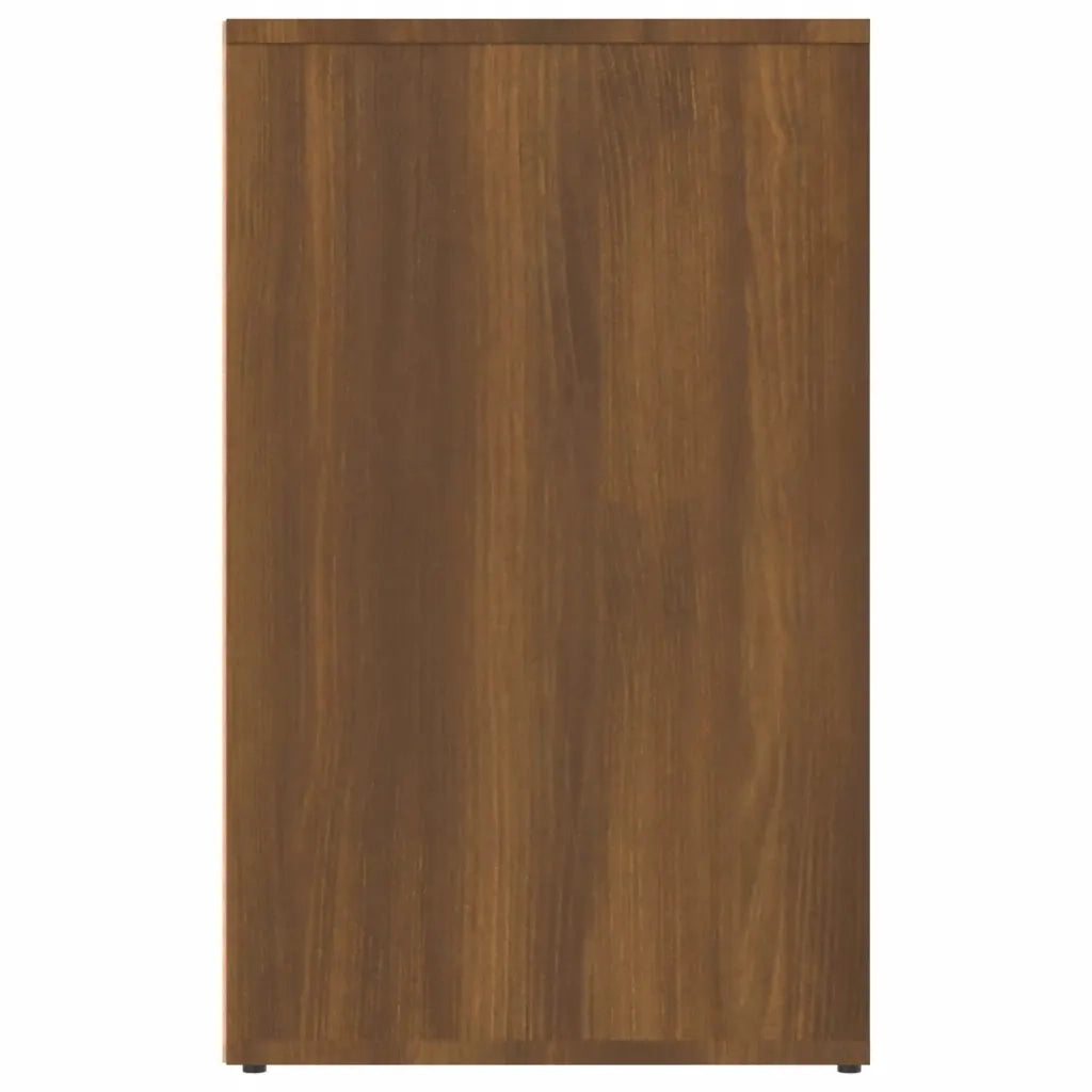 Armadietto Cosmetici Rovere Marrone 80x40x65 cm in Legno