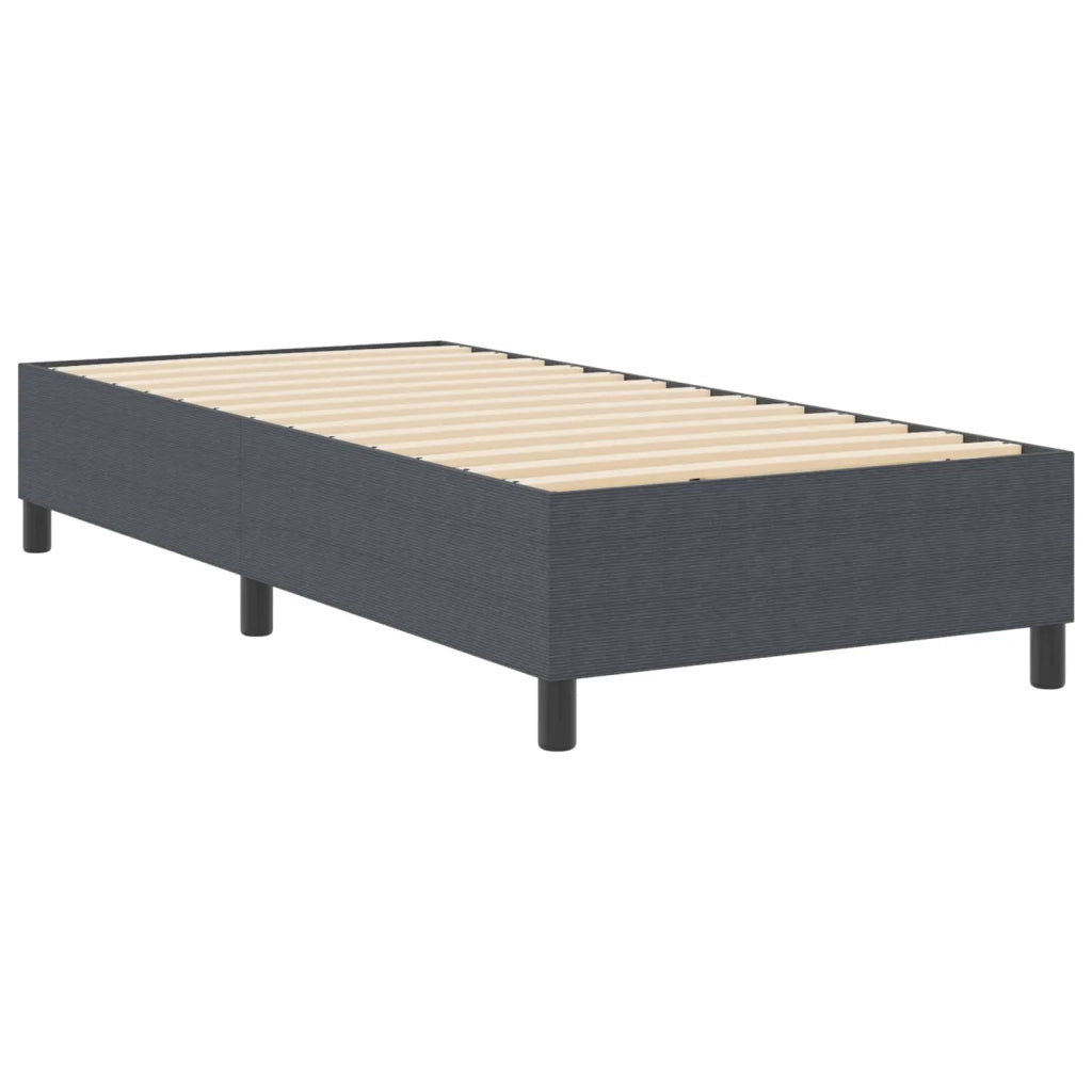 Struttura letto piattaforma-Giroletto-Rete del Letto Grigio scuro 80 x 200 cm