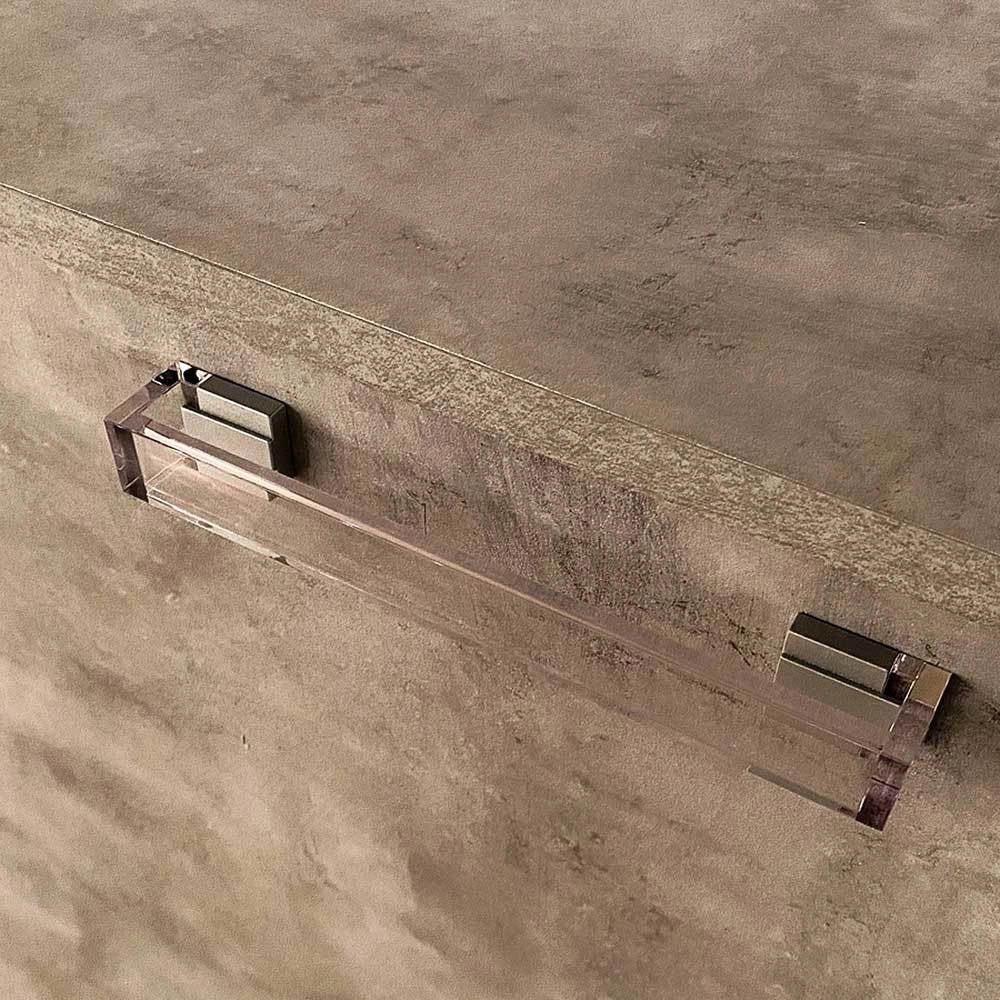 Letto Singolo A Scomparsa Kando Con Divano Con Materasso Cemento e Grigio
