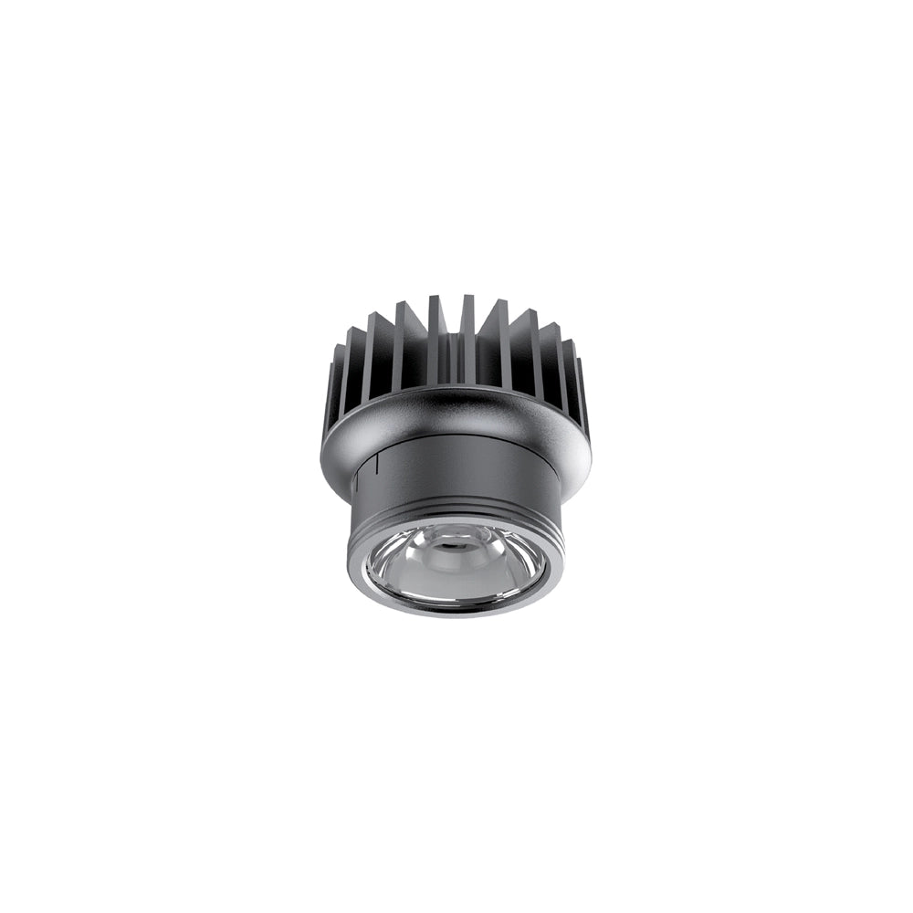 Faretto Incasso Dynamic Alluminio Nero Led 10W 3000K Luce Calda