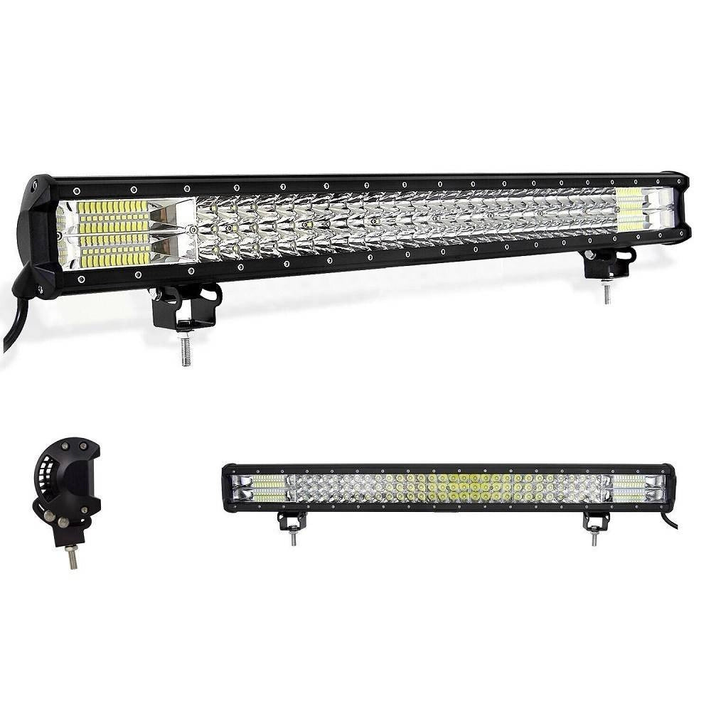 Trade Shop - Faro Barra Supplementare Profondita' Auto Fuoristrada 12v 24v 156 Led 540w 6500k -