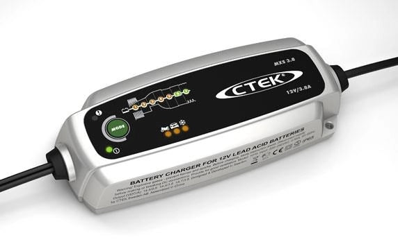 MXS3.8 caricabatterie Ctek 12V 3,8A per batterie a 12 V da  1,2 a 80Ah