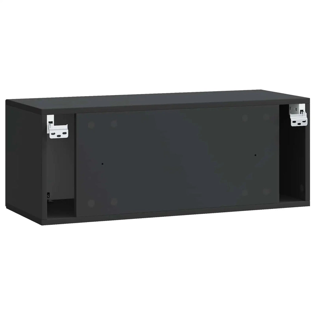Mobile Porta TV da Muro Nero 78,5 x 31 x 30 cm 898036