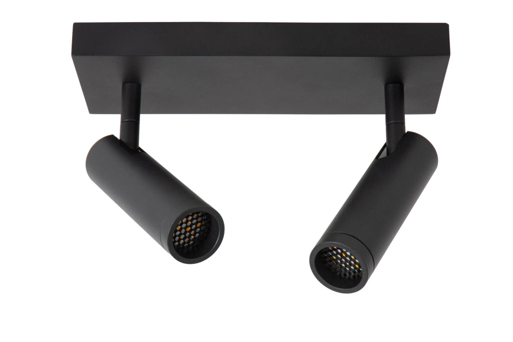 Faretto da soffitto GRADO 2xMR11 nero Lucide