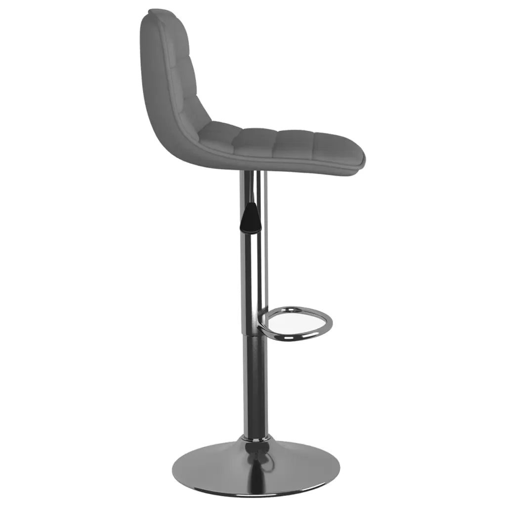 Sgabelli da Bar 2 pz Grigio Chiaro in Tessuto 333945