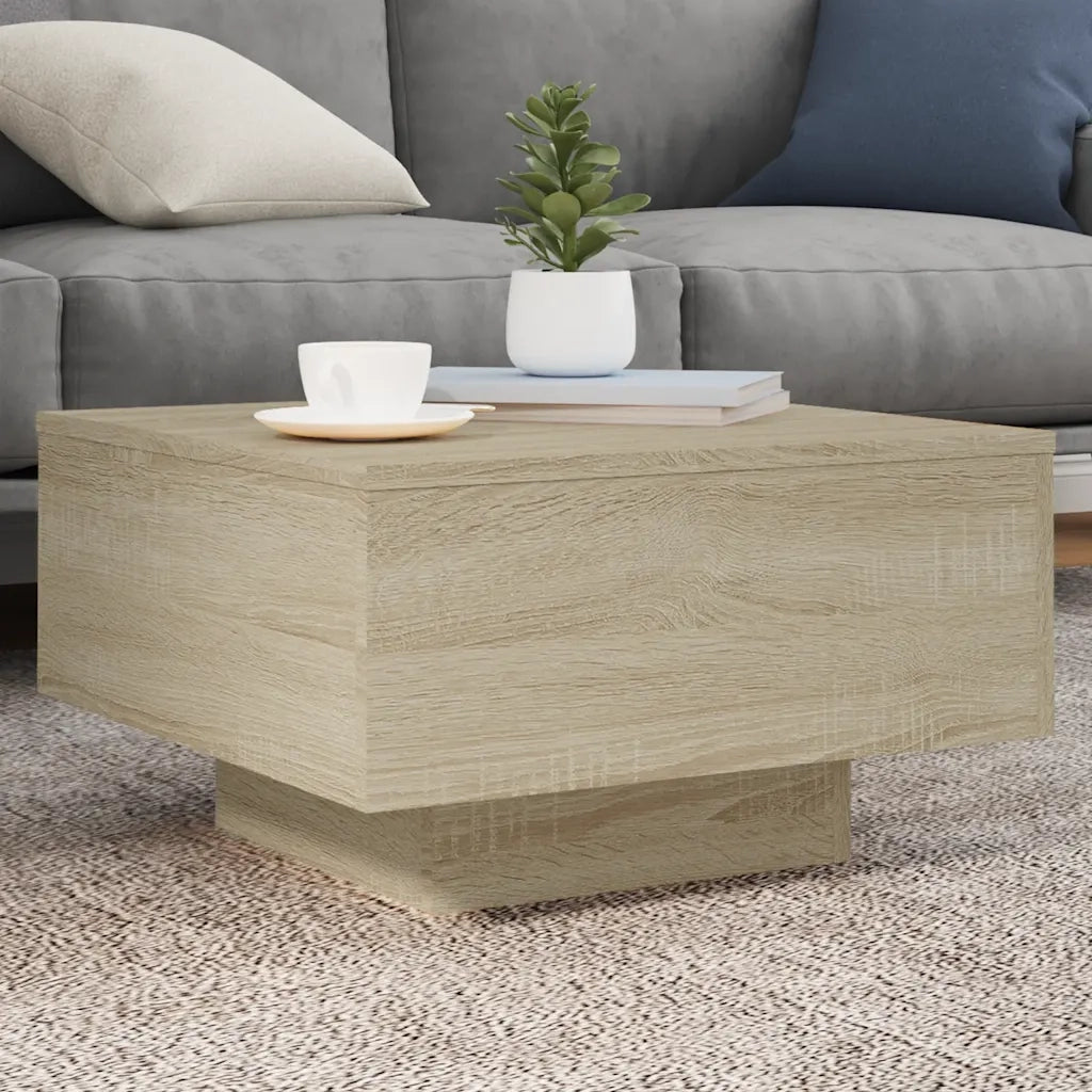 Tavolino da salotto | Tavolino da caff¨¨ | Tavolino da Soggiorno Rovere Sonoma 55x55x31 cm Legno Multistrato