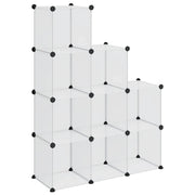 Organizzatore Portaoggetti con 9 Cubi Trasparenti in PP CFW7808895