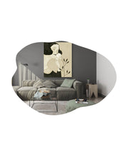 Specchio in legno "Ohho" - 60 x 85 cm - Nero