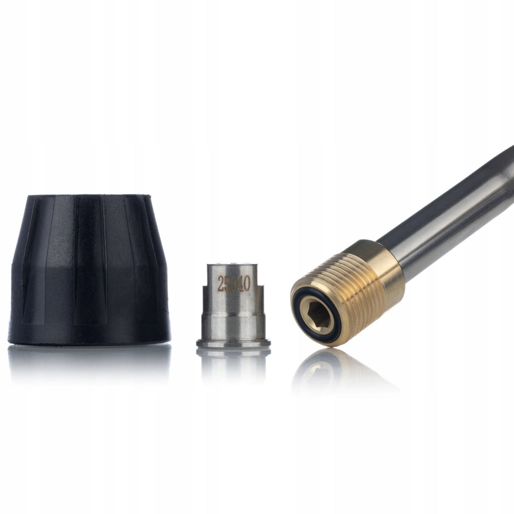 Lancia Ugello Angolare 90° 80 cm – Compatibile con Idropulitrice Kärcher K2-K7 | Pressione Max 160 Bar | Filettatura M18