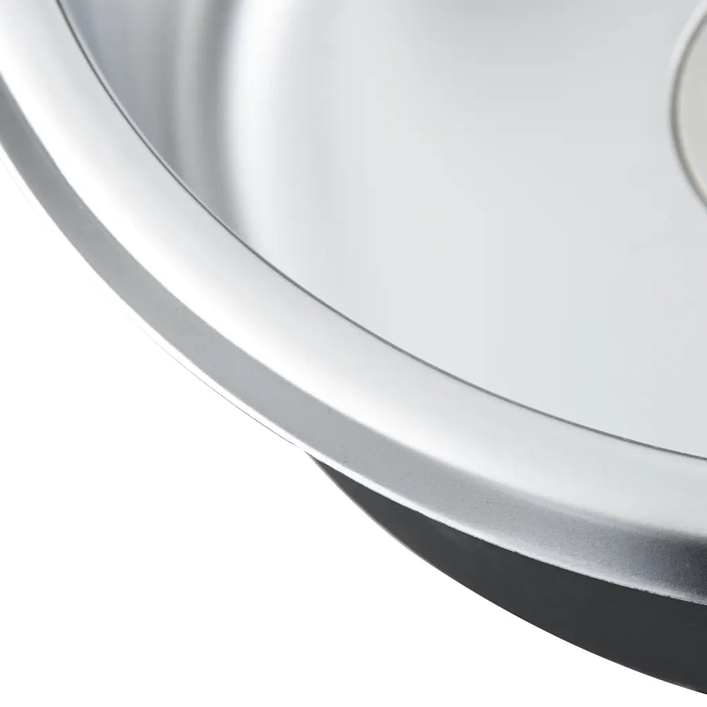 Lavello da Cucina-Lavandino-Lavabo con Filtro e Sifone in Acciaio Inox 105894