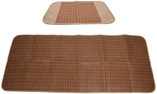 Matrimoniale Sdraio Opvougliabile - Estate Rattan - Polyester - Incluso Cuscino Copri - 195 x 80 cm - Leggero 826 g - Mattozza